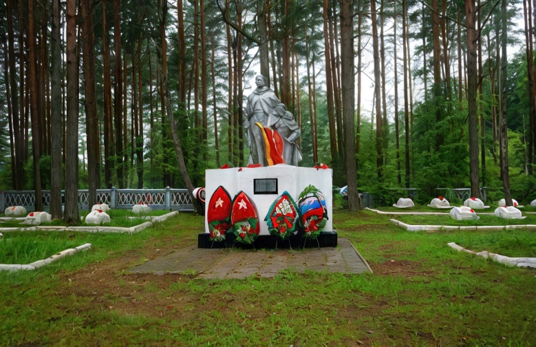 Братская могила воинов 268-ой Стрелковой дивизии 55-й Армии Ленинградского фронта